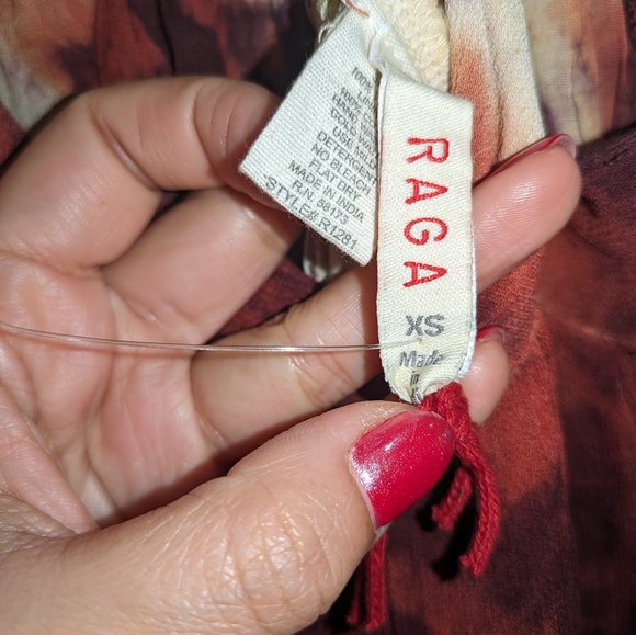 8. NWOT RAGA RAVI MAXI HALTER DRESS - Picture 5 of 6